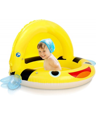 Inflatable Swimming Pool for Kids Toddlers Honey bee Fishing Pond Play Center Sandbox Ball Pit Summer Water Game Play Center ...