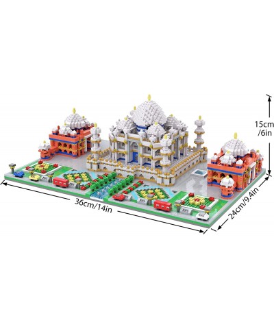 Micro Mini Blocks Taj Mahal Famous Landmark Model Set (5477Pieces) -Building and Architecture Toys Gifts for Kid and Adult $9...