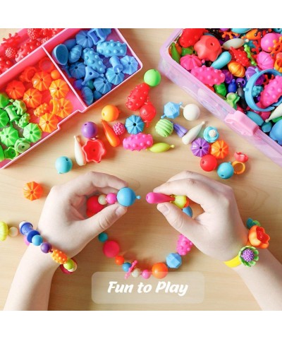 Girls Toys pop Beads Jewelry Making kit for Toddlers - Arts and Crafts kit for Girls Age 3 4 5 6 7 8 Year Old Necklace Bracel...