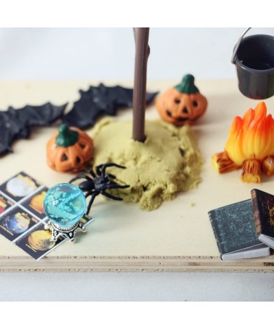 Dollhouse Decoration Accessories 1:12 Dollhouse Ornament Mini Halloween Horror Decoration Set $24.73 Dollhouse Accessories