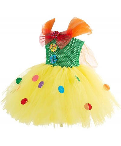 Circus Clown Girl Costume Handmade Tutu Dress Kids Funny Role Play Halloween Christmas Carnival Outfits w/Hair Hoop $25.23 Ki...