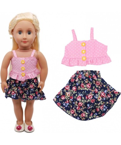 8 Sets Handmade Fashion American 18 inch Doll Clothes Party Dress Casual Outfits Dolls Accessories Girl Gifts $27.54 Doll Acc...