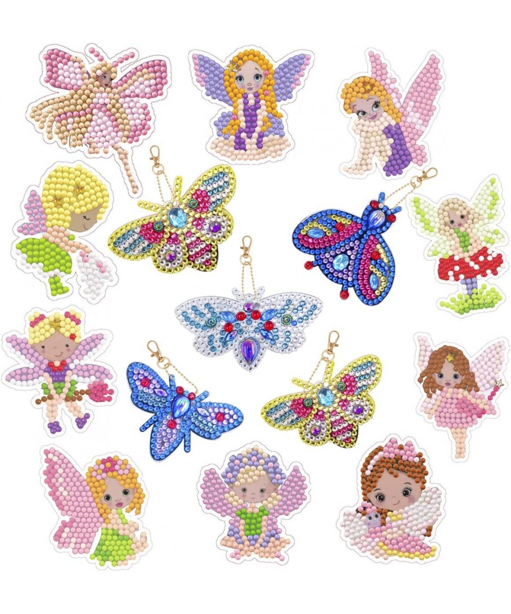 15PCS Diamond Painting Kits for Kids with Butterfly Keychains - DIY Arts and Crafts Gift for Girls Kids Ages 6-8 8-12 $19.75 ...