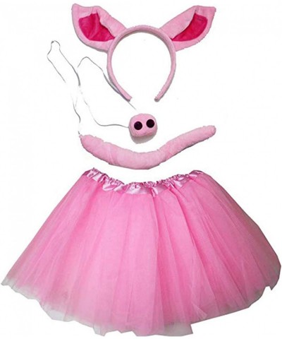 Kids Animal Pink Pig Ears Headband Bowtie Tail & Tutu Costume $17.03 Kids' Costumes