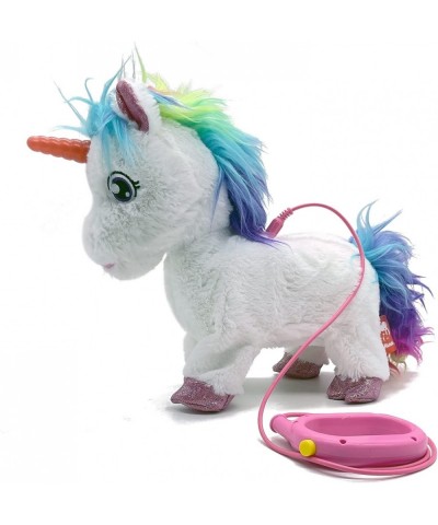 Walking Unicorn Toy with Remote Control Leash Light-Up Horn Electronic Pets Unicorn Pony Interactive Toys Horse Unicorn Gift ...