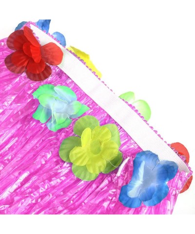 Hawaiian Luau Hula Grass Skirt with Large Flower Costume Set for Dance Performance Party Decorations Favors Supplies $20.97 K...