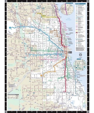 Transit Maps Chicago Transit Map - 500 Piece Jigsaw Puzzle $46.34 Jigsaw Puzzles
