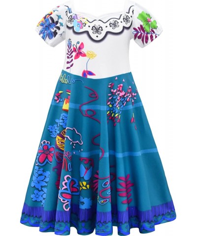 Encanto Mirabel Isabella Costume Dresses for Girls Isabella Cosplay Dresse $18.40 Kids' Costumes