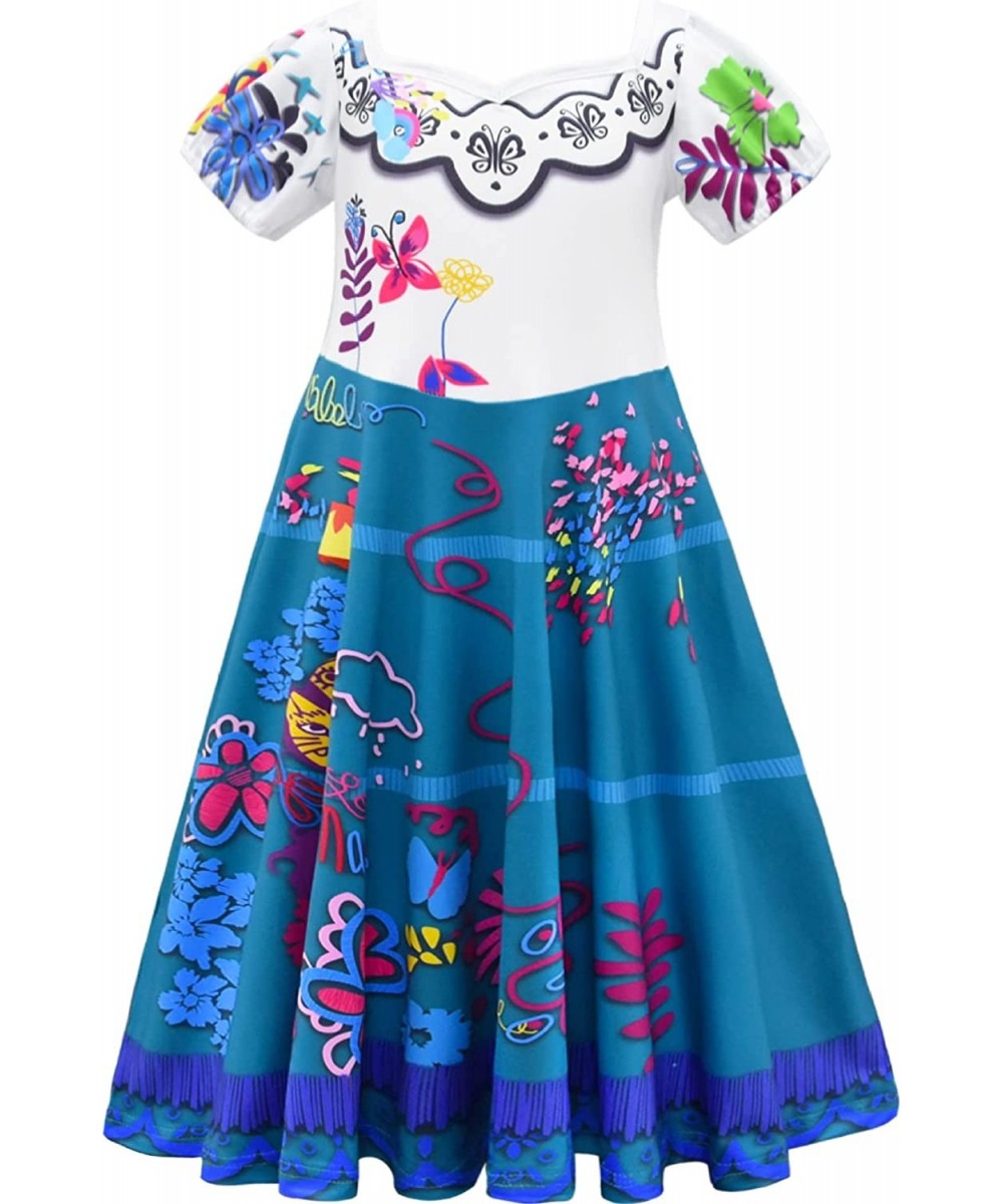 Encanto Mirabel Isabella Costume Dresses for Girls Isabella Cosplay Dresse $18.40 Kids' Costumes