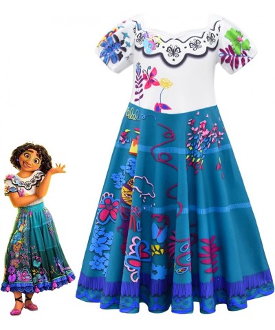 Encanto Mirabel Isabella Costume Dresses for Girls Isabella Cosplay Dresse $18.40 Kids' Costumes