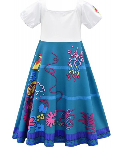 Encanto Mirabel Isabella Costume Dresses for Girls Isabella Cosplay Dresse $18.40 Kids' Costumes