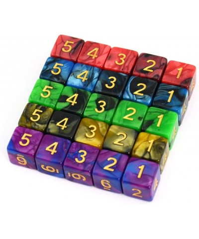 25-Pack D6 Six Sides 16mm Two Color Dice for DND MTG PRG Wow Table Games $15.27 Game Accessories