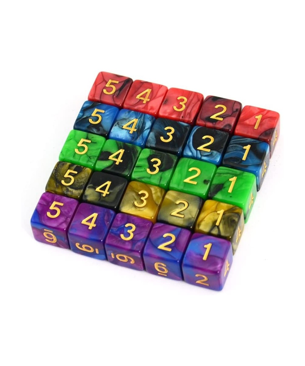 25-Pack D6 Six Sides 16mm Two Color Dice for DND MTG PRG Wow Table Games $15.27 Game Accessories