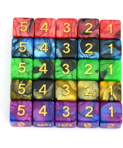 25-Pack D6 Six Sides 16mm Two Color Dice for DND MTG PRG Wow Table Games $15.27 Game Accessories