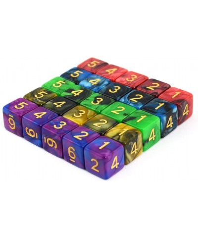 25-Pack D6 Six Sides 16mm Two Color Dice for DND MTG PRG Wow Table Games $15.27 Game Accessories