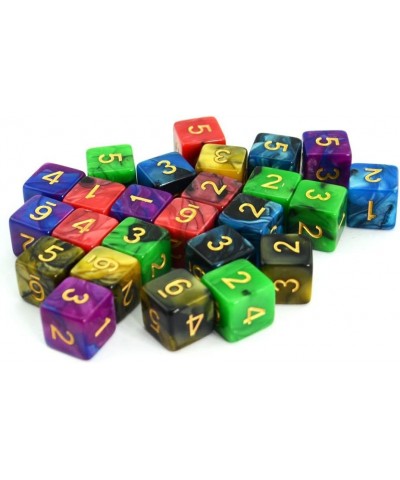 25-Pack D6 Six Sides 16mm Two Color Dice for DND MTG PRG Wow Table Games $15.27 Game Accessories