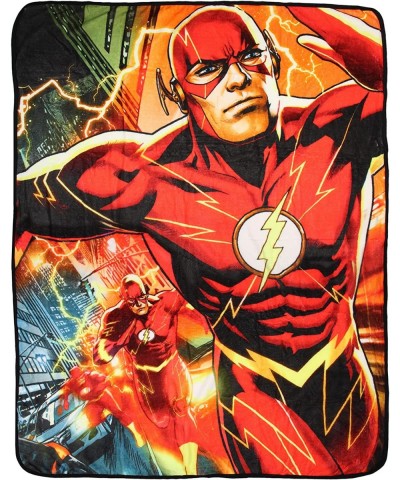 DC Comics The Flash Running Lightning Superhero Plush Throw Blanket 46' x 60' $44.08 Kids' Plush Toy & Blanket Sets