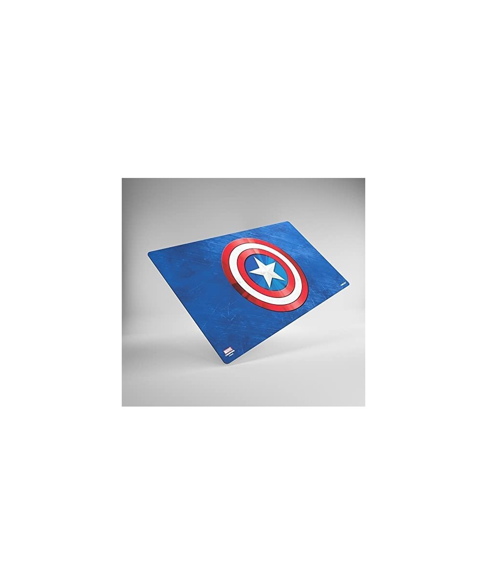 Marvel Champions Captain America Game Mat | Slip-Resistant 24" by 14" Rubber Mat | Designed for Use with Marvel Champions The...