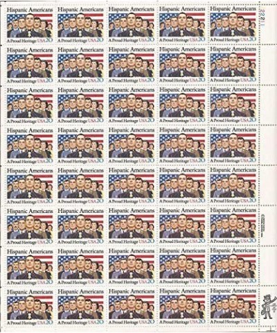 US Stamp - 1984 Hispanic Americans - 40 Stamp Sheet - 2103 $26.85 Collectibles Display & Storage