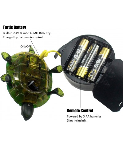 RC Turtle IR Remote Control Tortoise Crawl Fake Electric Animal Toy Car Vehicle for Kids Birthday Gifts (Green) $39.38 Remote...