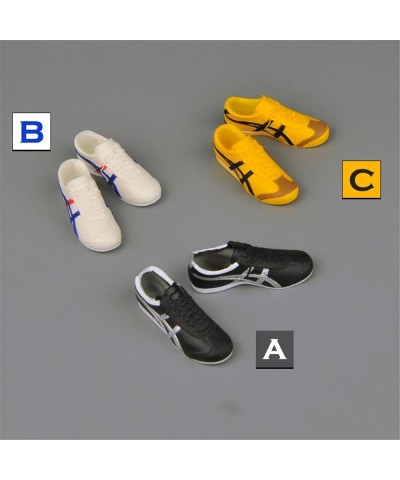 1/6 Scale Figure Shoes Sneakers Boots Leather Shoes for 12 inch Male Action Figure Phicen/TBLeague ACC037(Yellow) $32.96 Acti...