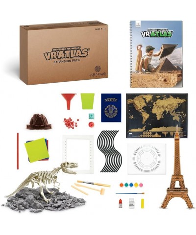 VR Atlas - Virtual Reality Kids Science Kit Book and Interactive Geography STEM Learning Activity Set (Materials & Book Only ...