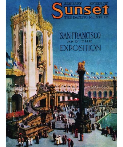 Sunset San Francisco Exposition - 500 Piece Jigsaw Puzzle $42.94 Jigsaw Puzzles