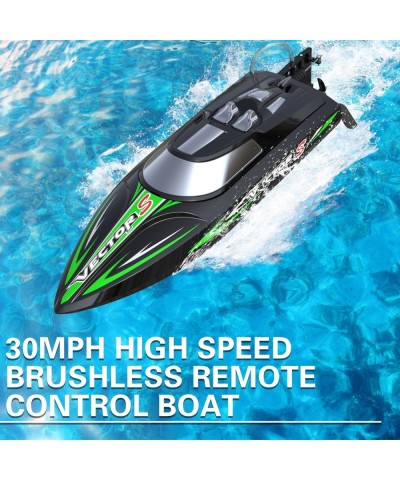 Brushless RC Boats for Adults 30+MPH Fast Remote Control Boat with Rechargeable Batteries for Lakes 2.4 GHz High Speed RC Boa...