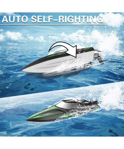 Brushless RC Boats for Adults 30+MPH Fast Remote Control Boat with Rechargeable Batteries for Lakes 2.4 GHz High Speed RC Boa...