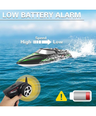 Brushless RC Boats for Adults 30+MPH Fast Remote Control Boat with Rechargeable Batteries for Lakes 2.4 GHz High Speed RC Boa...