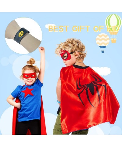 Superhero Capes and Masks Double Side Super hero Toys Halloween Cosplay Birthday Party Capes for Kids (8pcs) $29.97 Kids' Cos...