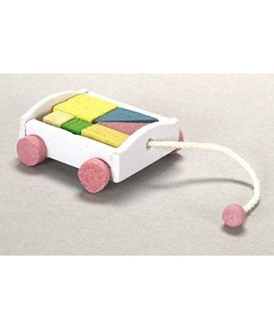 Dollhouse Miniature Wagon with Blocks $15.04 Dollhouse Accessories