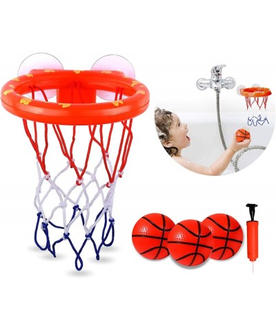 Toddler Bath Toy Basketball Hoop Balls Playset for Boys Girls Kids Bathtub Basketball Hoop Slam Dunk and Bathtub Shooting Gam...