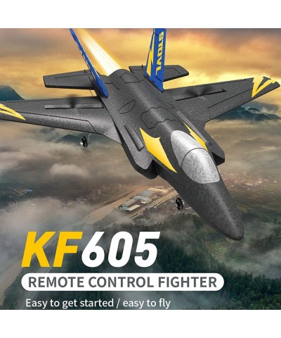 KF605 RC Airplane 2.4GHz 4CH Remote Control Airplane F35 Model Aircraft RC Plane with 6 Axis Gyro Easy to Fly RC Glider for K...