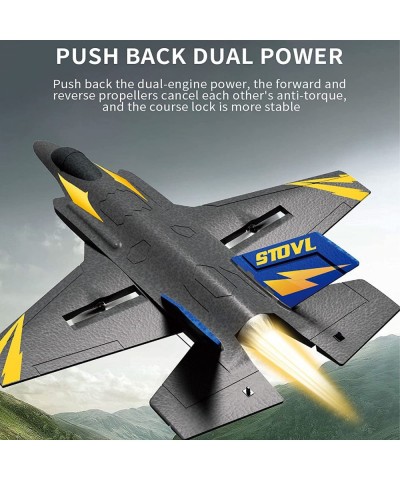 KF605 RC Airplane 2.4GHz 4CH Remote Control Airplane F35 Model Aircraft RC Plane with 6 Axis Gyro Easy to Fly RC Glider for K...