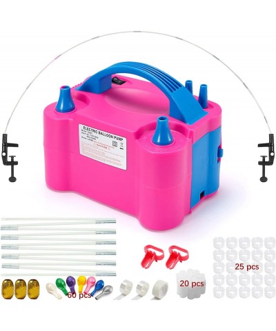 Balloon Pump 117PCS Electric Balloon Blower 110V 600W Electric Balloon Pump with 12ft Table Balloon Arch Kit Electric Balloon...