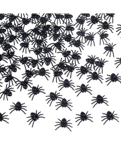 500pcs Plastic Realistic Spiders Mini Fake Spiders Halloween Party Prank Props for Halloween Party Fool's Day Decorations Bla...