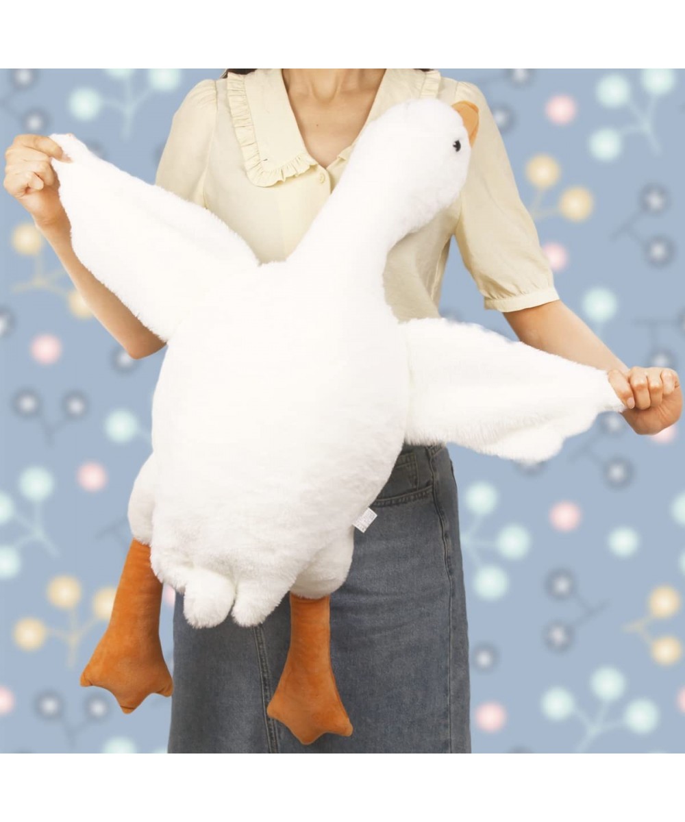 35.4in Goose Plush Toy White Swan Stuffed Animal Soft Adorable Hugging Pillow Cute Duck Plushies Birthday Gift for Boys Girls...