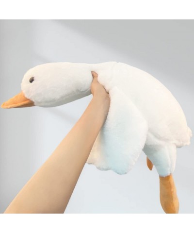 35.4in Goose Plush Toy White Swan Stuffed Animal Soft Adorable Hugging Pillow Cute Duck Plushies Birthday Gift for Boys Girls...