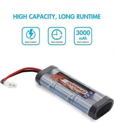 2 Pack 7.2V 3000mAh Flat NiMH Battery Packs with Smart Charger for RC Cars RC Airplanes $81.48 Hobby Remote & App Controlled ...