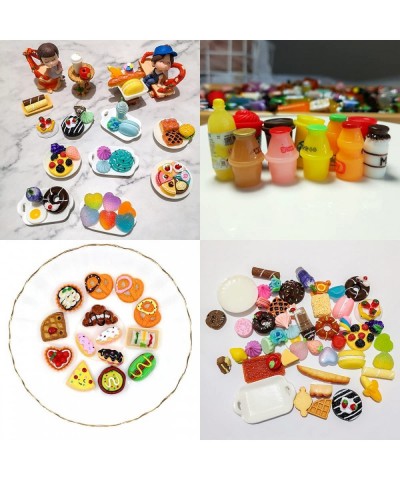 Miniature Food Drink Bottles Pretend Play Kitchen Game Party Toys (10 Bottles + 10 Foods（Random）) $14.66 Dollhouse Accessories