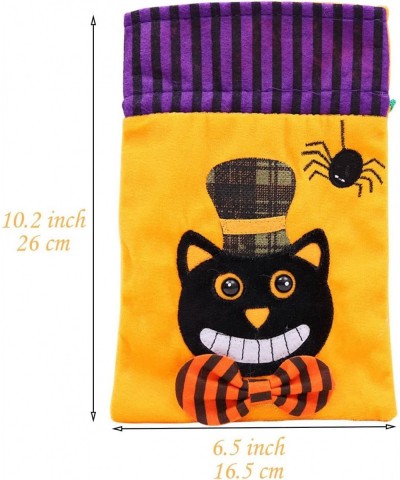 Halloween Treat Bags - Microfiber Cloth Halloween Candy Bags Reusable Halloween Bags for Trick or Treat Bags for Kids Hallowe...