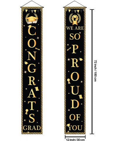 Congrats Grad Banner for Graduation Door Decorations - 72x12 Inch No DIY | Congrats Grad Graduation Door Banner 2023 Graduati...