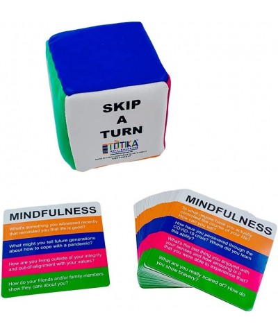 Totika Mindfulness Cards and Totika Cube - A Communication Game About Self-Awareness Gratitude Stress Coping Social Skills an...