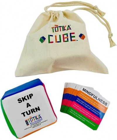 Totika Mindfulness Cards and Totika Cube - A Communication Game About Self-Awareness Gratitude Stress Coping Social Skills an...