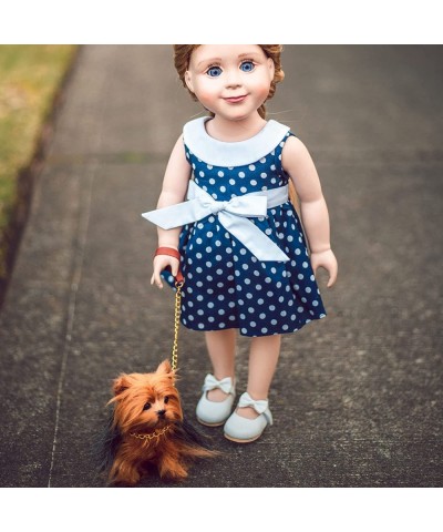 18 Inch Doll Clothing Shoes White Dress Shoes with Bow Detail & Authentic Shoe Box Intended for American Girl 18 Inch Dolls a...