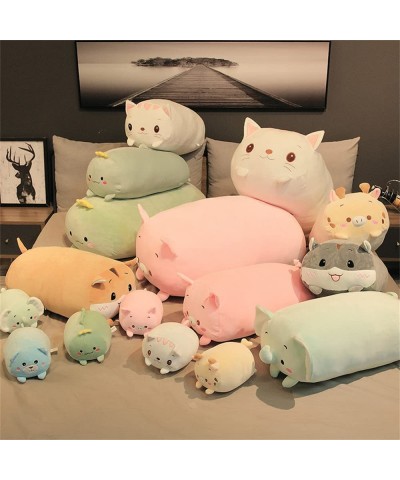 Large Chubby Stuffed Animal Long Throw Plush Pillow Cotton Soft Toys Kids Decorative Pillow Cushion for Bed Sofa (Elephant 60...