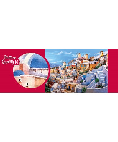 Color di Santorini 1000 Piece Jigsaw Puzzle - Premium HD Printing with Vivid Colors for Adults and Teens Engage with Family a...