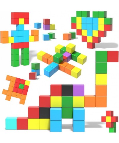 Magnetic Blocks 36PCS Magnetic Building Blocks 1.34inch Large Magnet Blocks for Toddlers Kids Magnet Toys for Kids Magnetic T...