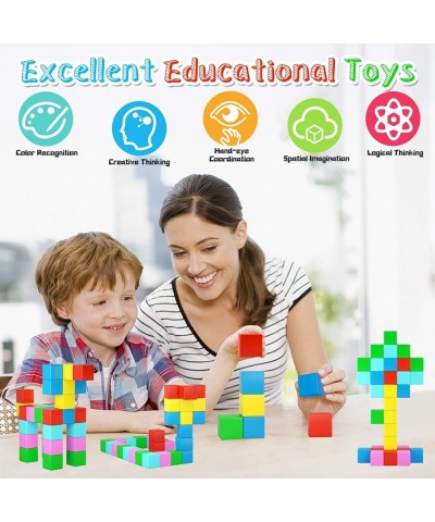 Magnetic Blocks 36PCS Magnetic Building Blocks 1.34inch Large Magnet Blocks for Toddlers Kids Magnet Toys for Kids Magnetic T...